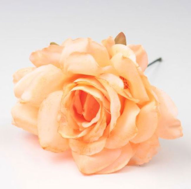 Small Rose Cadiz. 10cm. Orange NR85